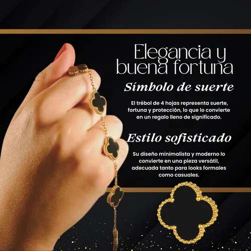 Pulsera Pareja Trebol Regalo Amor Joya Amor Joyeria Manilla