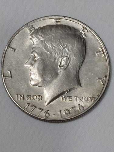 Moneda Half Dollar Conmemorativa Kennedy 1776-1976 - Unica