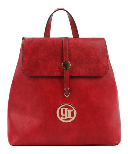 Imagen 1 de 8 de Bolsa Para Dama Elegante Juvenil Mochila Crossbody Hg-0059