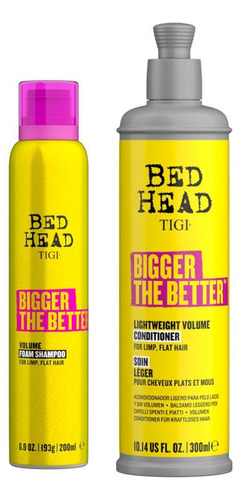  Kit Tigi Bed Head Bigger The Better Shampoo 200ml E