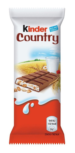 Ferrero Kinder Country Pack Con 2 Pzas Importado De Alemania