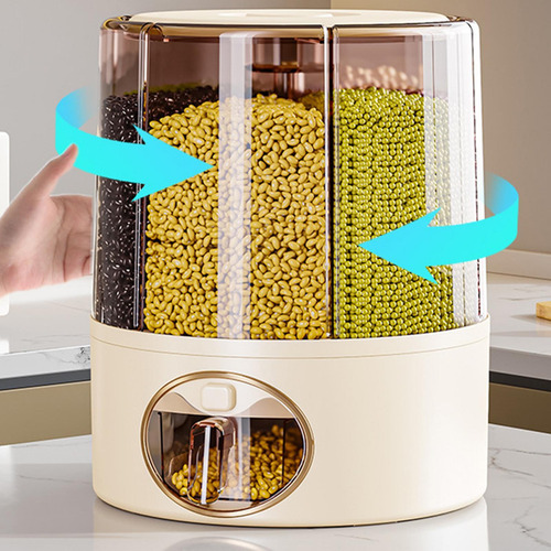 Contenedor De Almacenamiento De Arroz, Dispensador De