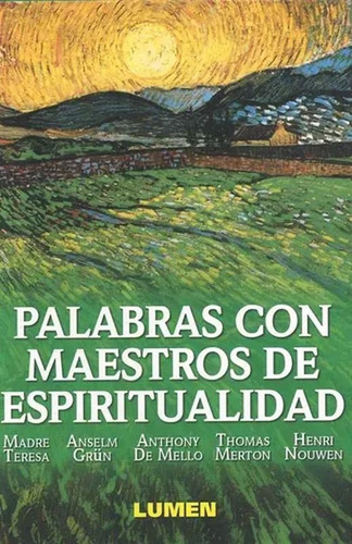 Libro: Paq. Palabras Con Maestros De Espiritualidad / Madre