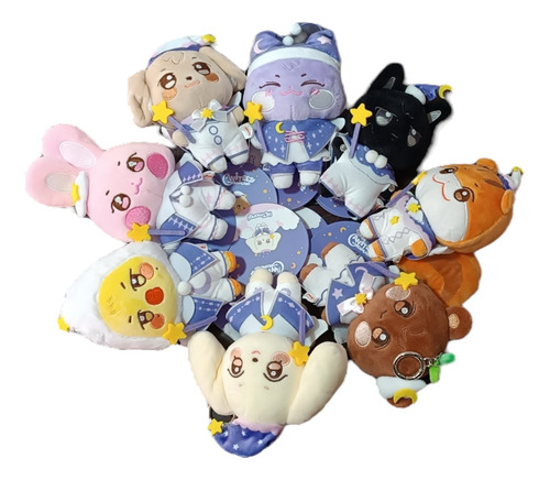 Aniteez Plush Keyring Guardian Angel Original Kpop ( Ateez ) Ddeongbyeoli Seonghwa