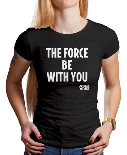 Polo Dama The Force Be With You (d1049 Boleto.store)
