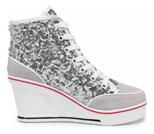 Tenis De Tacon Blancos MercadoLibre