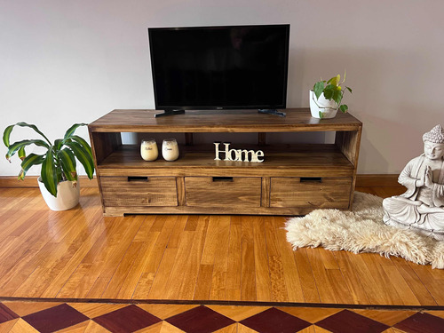 Mueble Rack Tv Les 1.40 En Villa Urquiza Entrega Inmediata