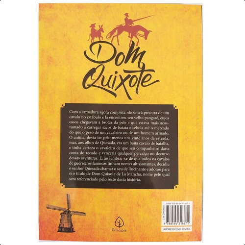 Imagem 2 de 3 de Livro Físico Dom Quixote - Miguel De Cervantes