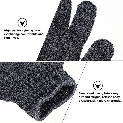 3 Pares De Guantes De Baño Sencillos Y Guantes De Ducha Para