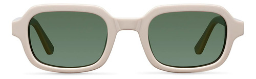 Lentes De Sol Meller Bio Acetato - Dotia Beige Olive Color de la lente Verde oscuro