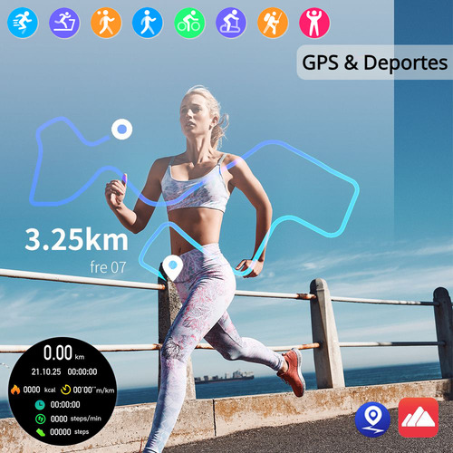 Smart Watch Para Mujer Gps Nfc Llamada Bluetooth Para Huawei