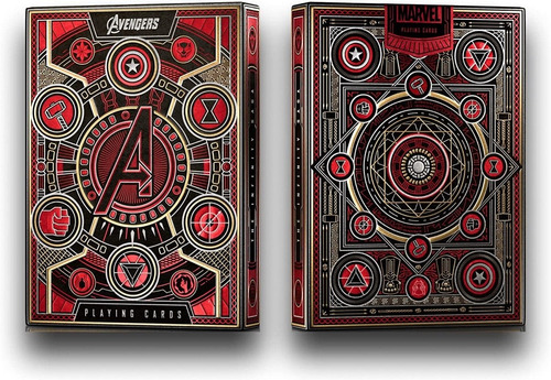 Baralho Avengers (vingadores) - Red Edition