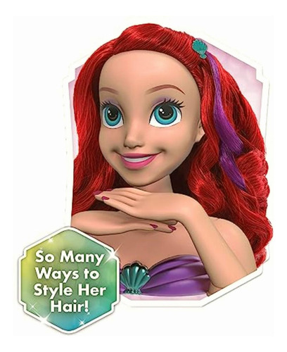 Just Play Disney Princess Shimmer Spa Ariel Styling Head