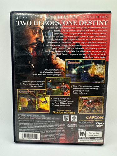 Onimusha 3 Demon Siege - Ps2 (Reacondicionado)