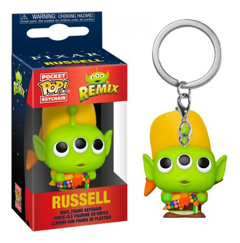 Alien Russell Pixar Funko Pop Llavero Serie Alienremix