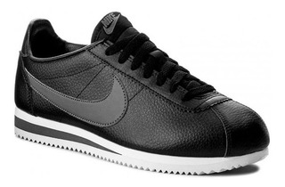 nike cortez negra hombre