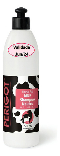 Shampoo Neutro Milk Melancia 500ml Perigot Cães E Gatos