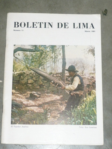 Boletin De Lima Año 1981