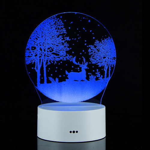 Lámpara 3d Creativa Cerdito Luz Cálida Usb