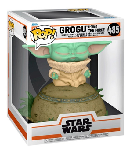 Imagen 3 de 3 de Funko Pop Mandalorian Baby Yoda Grogu #485 Usando Usando La