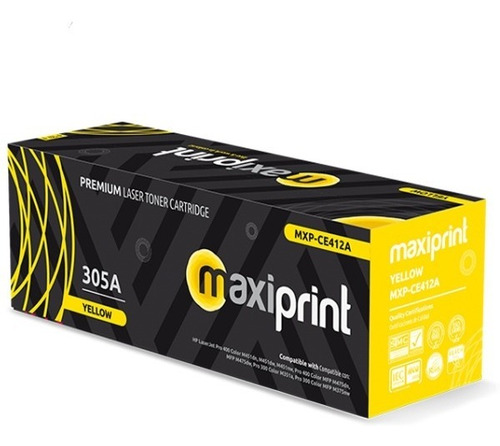 Toner Maxiprint Compatible Con Hp Ce412a (305a)td