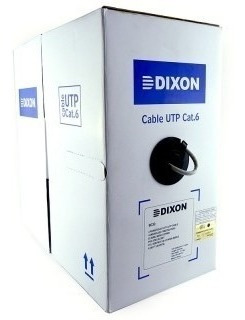 Cable Utp Dixon Cat6 9040 Lszh Blanco Caja 305 Mts