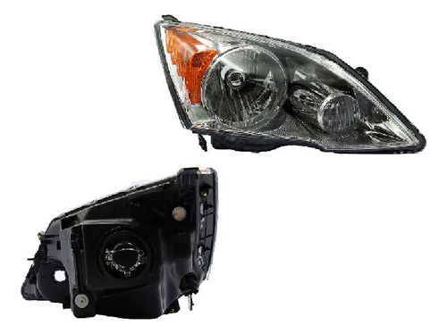 Par Faros Honda Cr-v Fdo Cromo 2007 2008 2009 2010 2011