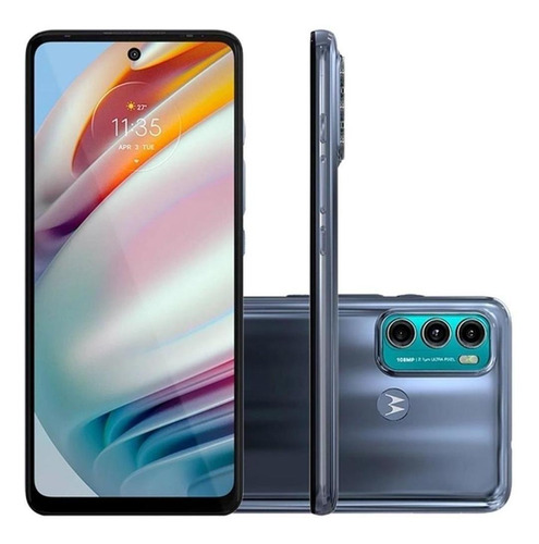 Imagem 1 de 4 de Celular Motorola Moto G60 Azul 128gb Tela 6.8 6gb Ram