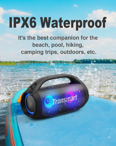 Parlante Tronsmart Parlante Bang Se portátil con bluetooth waterproof negro 220V