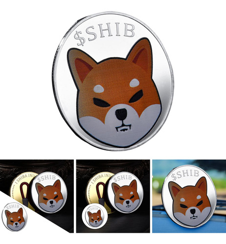 Monedas Dogecoin De 40 Mm, Monedas Doge Chapadas En Plata