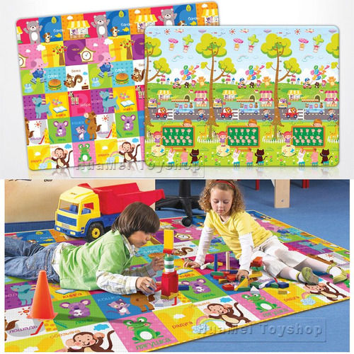 Imagen 5 de 6 de Alfombra Piso Para Bebes Y Niños Reversible - Micromaster