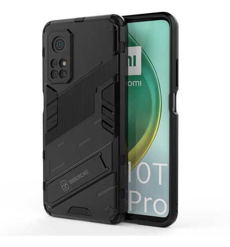 Estuche Protector Con Soporte Para Xiaomi Mi 10t Pro