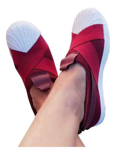 Imagen 4 de 7 de Zapatillas Elastizadas Unisex, Con Puntera
