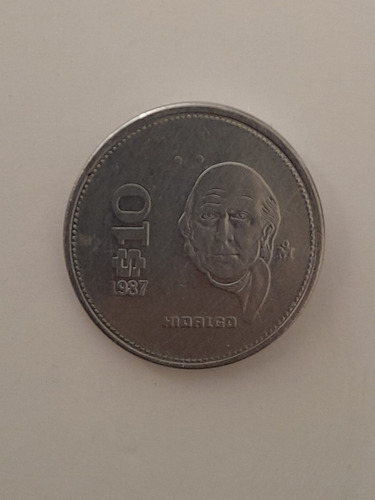 Moneda De Colección Miguel Hidalgo 1987