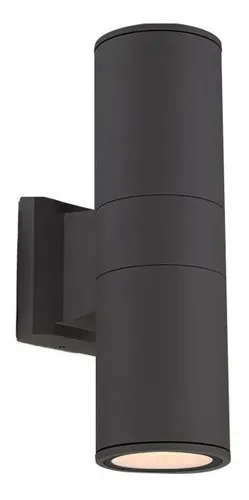 Aplique Luz Exterior Bidireccional, Base Gu10 S - Unilux Negro
