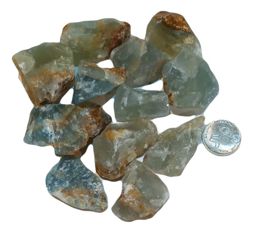Ónix Azul En Bruto X 100 Gramos, Piedra Natural Energética