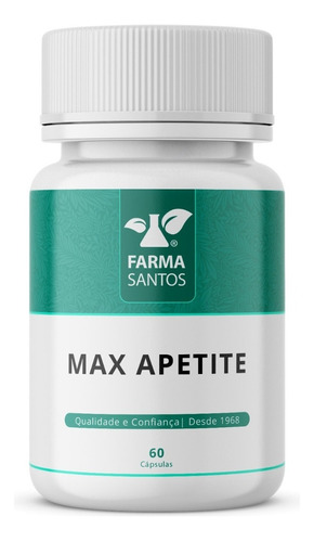 Max Apetite (ganho De Peso) 60 Cápsulas Sabor Sem Sabor