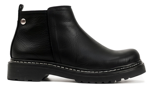 Botas Botinetas Mujer Cuero Taco Bajo Urbanas Manchester