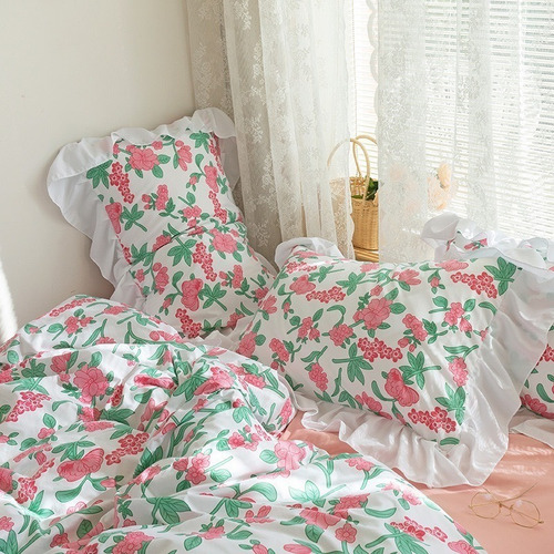 Juego Sabanas Ropa De Cama+funda De Plumon 1.5plazas Hsjjhb9
