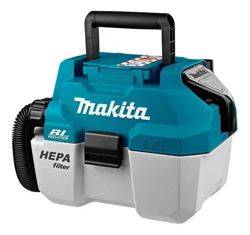 Aspiradora Makita Dvc750lsx3 18v + Bateria 5 Amp Y Cargador Turquesa