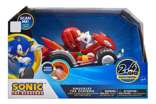 Sonic Knuckles The Echidna Moto Radio Control 2.4ghz Nkok Cd