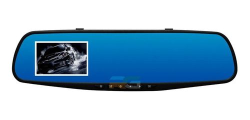 Imagem 3 de 7 de Espelho Retrovisor Dvr Automotivo Câmera Monitor Full Hd