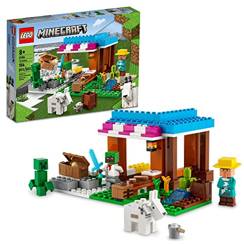 Juego De Juguetes De Construcción Lego Minecraft The Bakery
