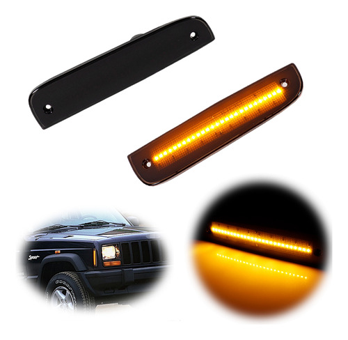 Luz Led De Posición Lateral Delantera Para Jeep Cherokee