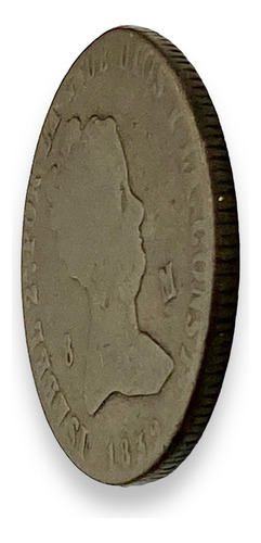 Moneda 8 Maravedis España 1839 Isabel Ii Cobre (Usado)