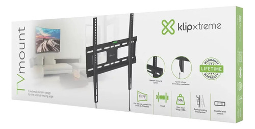 Soporte Fijo Para Tv Klip Xtreme Ktm-010 32-70 45 Kgs