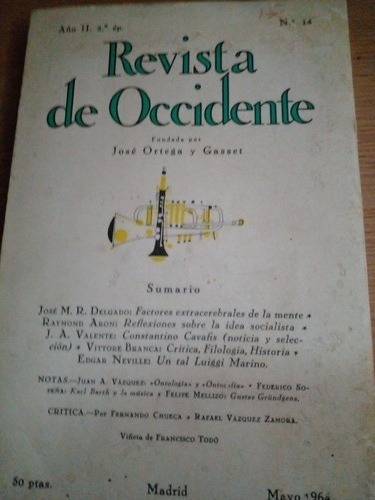 Reviste De Occidente - Ortega José