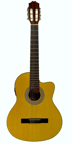 La Sevillana O-4ce Guitarra Electroacústica Resaque Abeto  