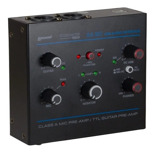 Kit Microfone Condensador Lm-260 Profissional + Interface