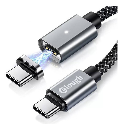 Cable Magnetico Usb C A C Carga Rapida 5a Y Datos 1.5 Metros